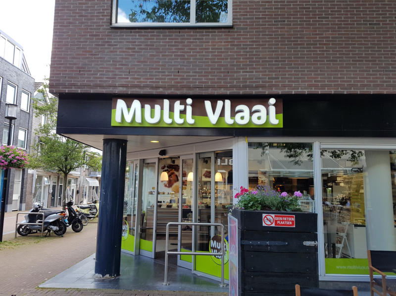 Lichtreclame voor Multi Vlaai